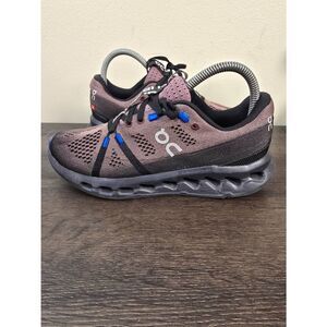 On Cloud Cloudsurfer Black Cobalt Women's Running Shoes Size 7